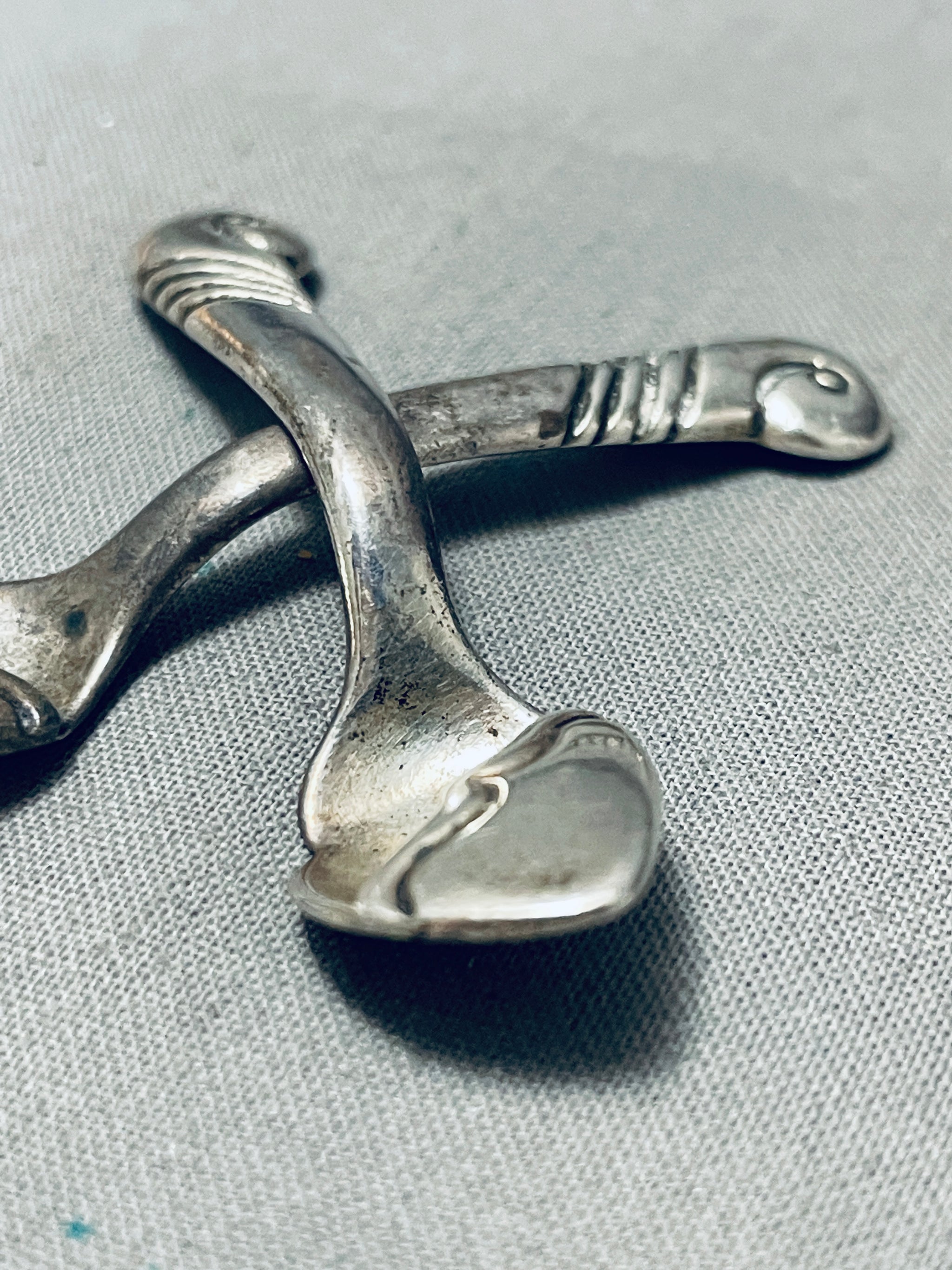 Important Vintage Native American Navajo Kenneth Begay Sterling
