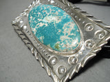 Newsworthy San Felipe Royston Turquoise Sterling Silver Bolo Native American-Nativo Arts