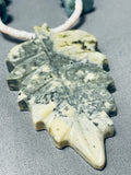 Native American Rare Vintage Cochiti Turquoise Sterling Silver Necklace-Nativo Arts
