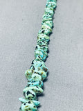 Native American Amazing Vintage Santo Domingo Turquoise Sterling Silver Necklace-Nativo Arts