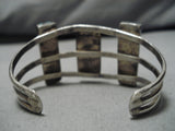Museum Vintage Native American Navajo Rose Williams Bisbee Turquoise Sterling Silver Bracelet-Nativo Arts