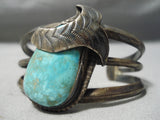 Magnificent Vintage Native American Navajo Royston Turquoise Sterling Silver Bracelet Old-Nativo Arts
