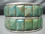 Astonishing San Felipe Royston Turquoise Sterling Silver Huge Bracelet-Nativo Arts