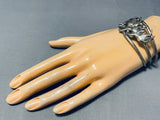 Very Unique Vintage Southwestern Sterling Silver Horse Bracelet-Nativo Arts