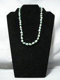 Native American Marvelous Vintage Santo Domingo Royston Turquoise Sterling Silver Necklace Old-Nativo Arts
