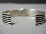 Important Vintage Native American Navajo Gaspeite Cadman Sterling Silver Bird Bracelet-Nativo Arts