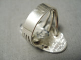 Important Inlay Master Zuni Native American Bird Sterling Silver Ring-Nativo Arts