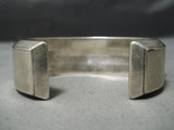Super Heavy Vintage Native American Navajo Sleeping Beauty Sterling Silver Bracelet-Nativo Arts