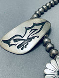 One Of The Most Beautiful Vintage Native American Hopi Sterling Silver Butterfly Necklace-Nativo Arts