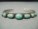 Superior Don Dodson Vintage Native American Navajo Royston Turquoise Sterling Silver Bracelet-Nativo Arts