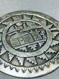 Rand Begay Native American Navajo Sterling Silver Pin/ Pendant Signed-Nativo Arts