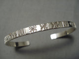 Important Native American Navajo Natasha Peshlakai Sterling Silver Dragonfly Bracelet-Nativo Arts
