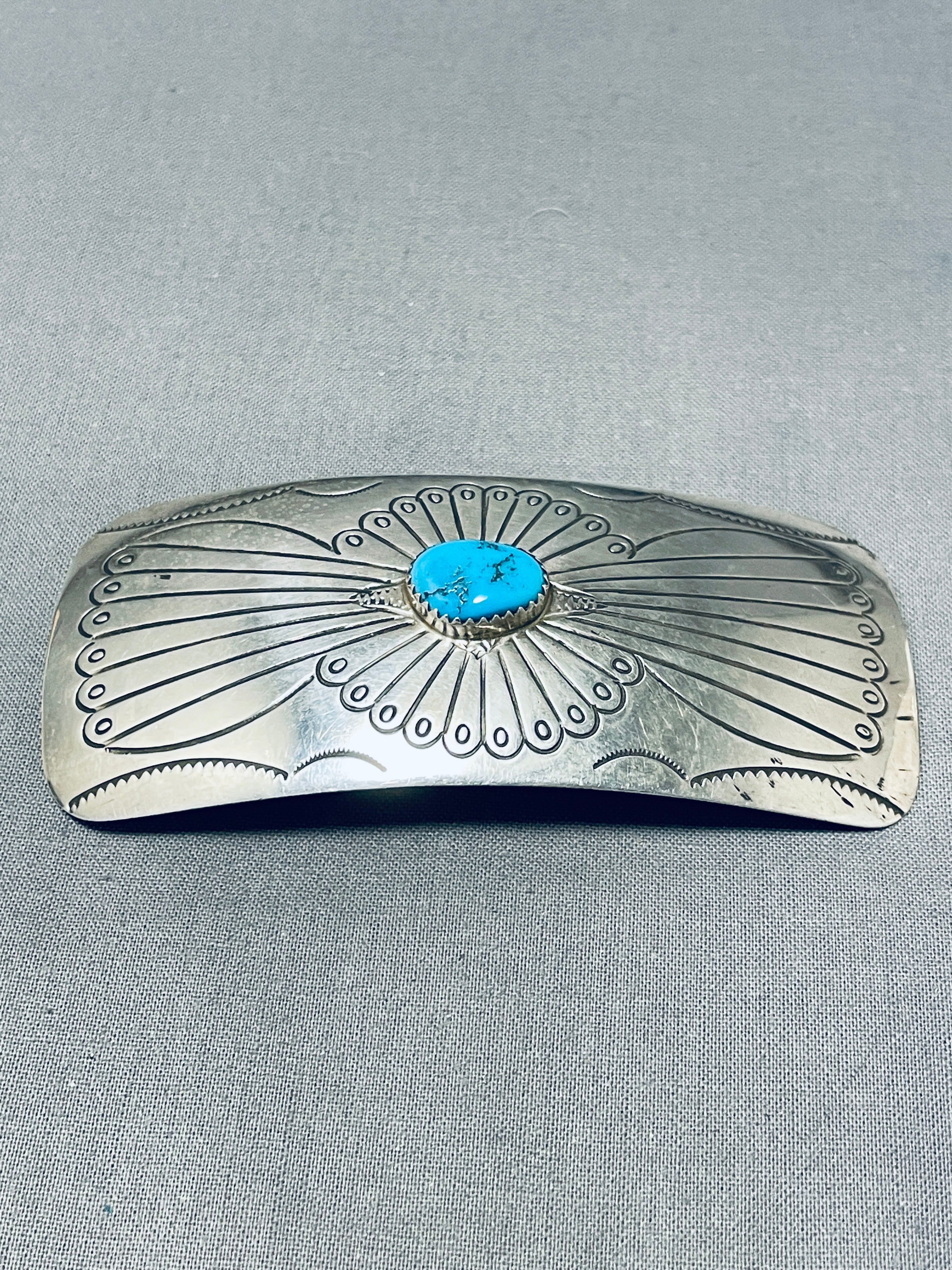 Exceptional Vintage Native American Navajo Kingman Turquoise  display picture 1