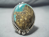 Marvelous Vintage Native American Navajo Royston Turquoise Sterling Silver Ring-Nativo Arts