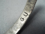 Important Vintage Native American Navajo Orvil Jack Turquoise Sterling Silver Bracelet-Nativo Arts