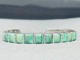 Important Federico Jimenez Turquoise Sterling Silver Bracelet-Nativo Arts