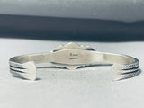 Noteworthy Native American Navajo Royston Turquoise Sterling Silver Bracelet-Nativo Arts