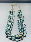Astounding Native American Navajo Turquoise Necklace-Nativo Arts