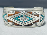 Excellent Vintage Native American Navajo Turquoise Sterling Silver Bracelet-Nativo Arts