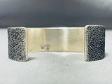 One Of The Most Unique Ever Vintage Native American Zuni Sterling Silver Cross Bracelet-Nativo Arts