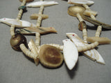 Magnificent Vintage Bird Fetish Native American Necklace Old-Nativo Arts
