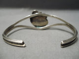 Very Important Last Chance Turquoise Vintage Native American Navajo Sterling Silver Bracelet-Nativo Arts