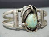 Rare Earlier Vintage Native American Navajo Royston Turquoise Sterling Silver Bracelet-Nativo Arts