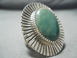 Wonderful San Felipe Royston Turquoise Sterling Silver Ring-Nativo Arts