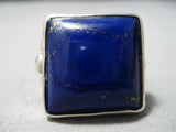 Opulent Very Rare Vintage Native American Navajo Orville Tsinnie Sterling Silver Ring-Nativo Arts