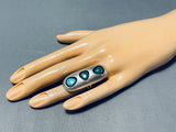 Marvelous Vintage Native American Navajo Royston Turquoise Sterling Silver Ring-Nativo Arts