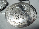 Tsosie Vintage Navajo Sterling Silver Necklace Native American Old-Nativo Arts