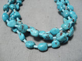 Incredible Vintage Native American Navajo Turquoise Sterling Silver Necklace-Nativo Arts
