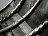 One Of The Best Vintage Native American Navajo Rick Martinez Turquoise Sterling Silver Bracelet-Nativo Arts