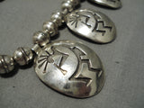 Rare Vintage Native American Navajo Tom Sam Sterling Silver Kokopelli Sterling Silver Bracelet-Nativo Arts