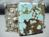Mongo San Felipe Native American 8 Turquoise Sterling Silver Bracelet-Nativo Arts