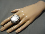 Amazing Vintage Native American Sterling Silver John Begay Ring-Nativo Arts