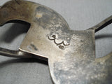 Important Vintage Native American Navajo Charles Loloma Apprentice Sterling Silver Bracelet-Nativo Arts