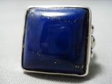 Opulent Very Rare Vintage Native American Navajo Orville Tsinnie Sterling Silver Ring-Nativo Arts