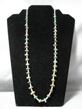Native American Marvelous Vintage Santo Domingo Royston Turquoise & Heishi Necklace-Nativo Arts