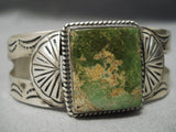 Museum Vintage Native American Navajo Royston Turquoise Sterling Silver Bracelet-Nativo Arts