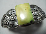 One Of The Best Vintage Native American Navajo Damale Turquoise Sterling Silver Bracelet-Nativo Arts