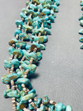 Unforgettable Vintage Native American Navajo Kingman Turquoise 5-strand Necklace-Nativo Arts