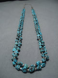 Amazing Vintage Navajo Native American Turquoise Necklace Old-Nativo Arts