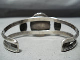 Important Vintage Native American Navajo Bisbee Turquoise Sterling Silver Bracelet-Nativo Arts