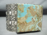 Magnificent San Felipe 8 Turquoise Sterling Silver Bracelet-Nativo Arts