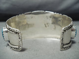 Marie Thompson Navajo Native American Turquoise Sterling Silver Bracelet-Nativo Arts