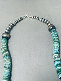 Amazing Native American Navajo Royston And Kingman Turquoise Sterling Silver Necklace-Nativo Arts