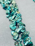Fabulous Vintage Native American Navajo Royston & Kingman Turquoise Sterling Silver Necklace-Nativo Arts