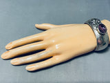 Drop Dead Gorgeous Vintage Southwest Sterling Silver Amethyst Bracelet-Nativo Arts