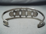 Superb Vintage Native American Navajo Turquoise Sterling Silver Bracelet-Nativo Arts